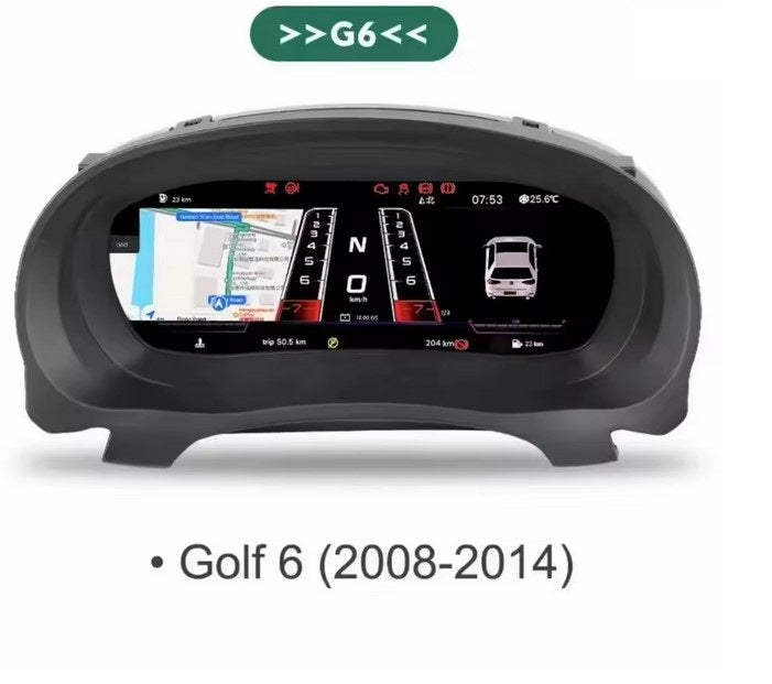 💫ART.3427 Cockpit virtuale digitale LCD per VW Golf 6 MK6 2010-2014💫