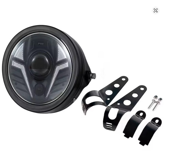 💫ART.4469 Faro Rotondo LED adatti alla maggior parte delle Motociclette💫