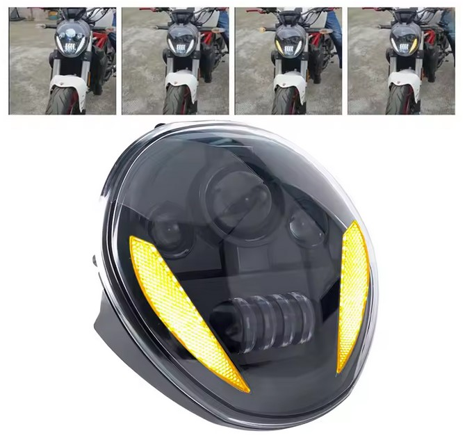 💫ART.4575 Faro Anteriore LED Per Ducati Monster 821 (2015-2017) / 1200/1200s💫