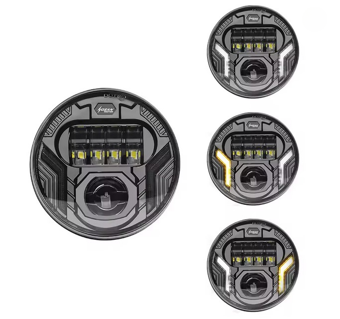 💫ART.4576 Faro Anteriore LED adatto alla maggior parte delle Moto💫