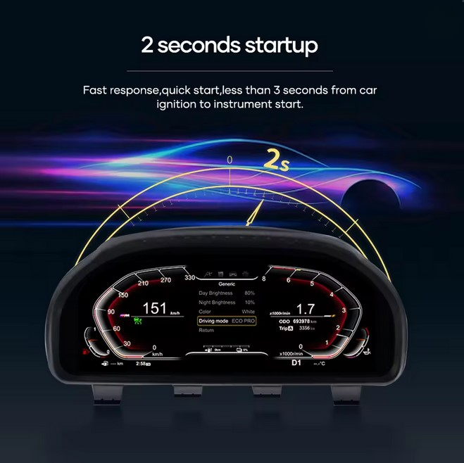 💫ART.4580 Cockpit Virtuale Digitale LCD (Sistema Linux) per BMW X1 2009-2015💫