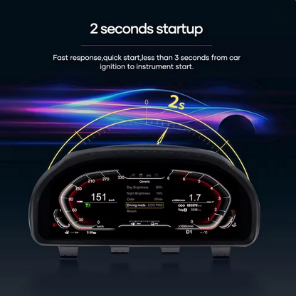 💫ART.4580 Cockpit Virtuale Digitale LCD (Sistema Linux) per BMW X1 2009-2015💫