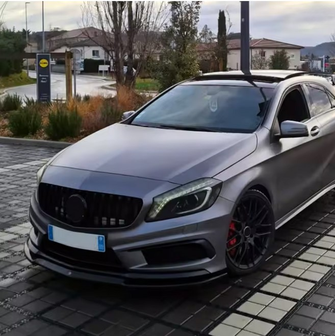💫ART.4673 Splitter adatto per Mercedes Benz A Class W176 look AMG 2013-2018💫