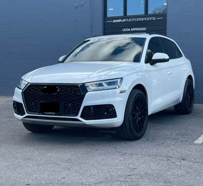 💫ART.4786 GRIGLIE SPORTIVA NERO LUCIDO PDC PER AUDI Q5 FY 2016-2020💫