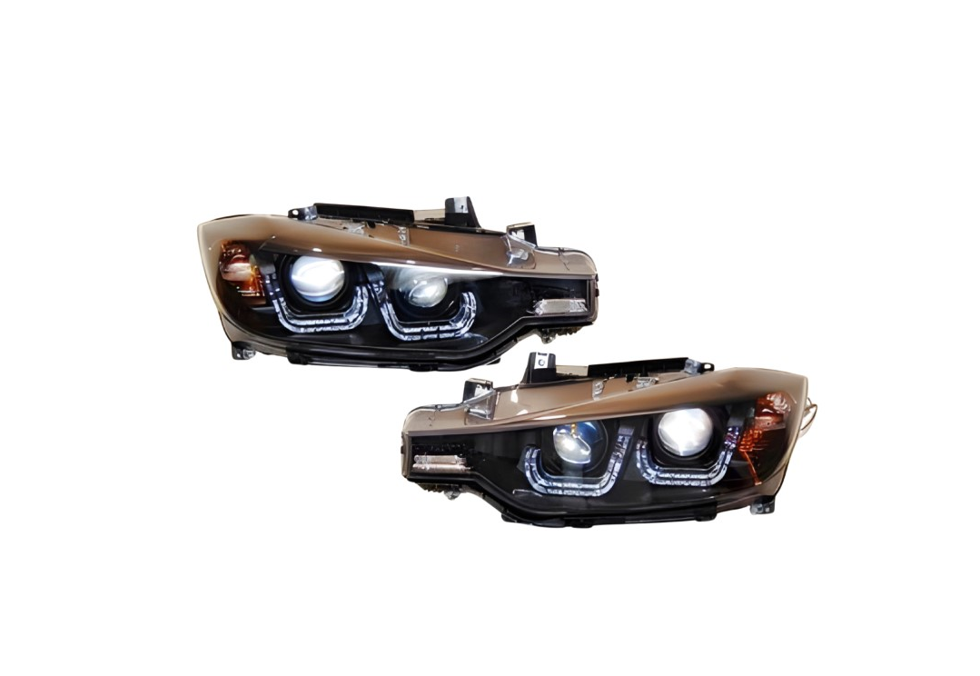 💫ART.5428 Fari Anteriori per BMW Series 3 F30 / F31 Nero💫