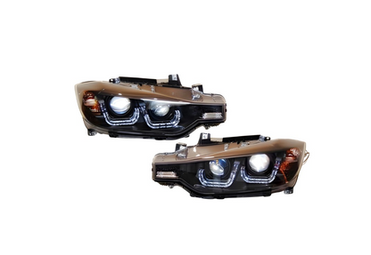 💫ART.5428 Fari Anteriori per BMW Series 3 F30 / F31 Nero💫