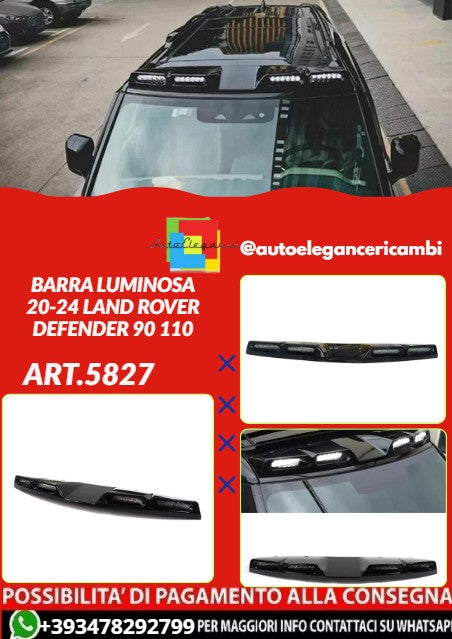 💕ART.5826 BARRA LUMINOSA ADATTA PER LAND ROVER DEFENDER 90 110 2020-2024💕