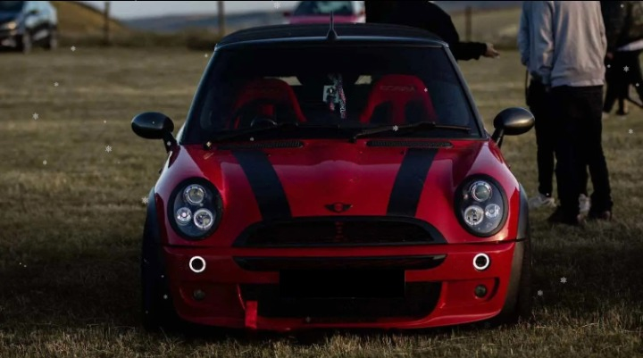 💫ART.6215 LPMC02 FARI OCCHI D'ANGELO NERI per BMW MINI (COOPER) 2001-2004💫