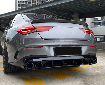 💫ART.6667 TERMINALI DI SCARICO Look 45 AMG Chromato per Mercedes Classe A / CLA / GLA / GLB💫