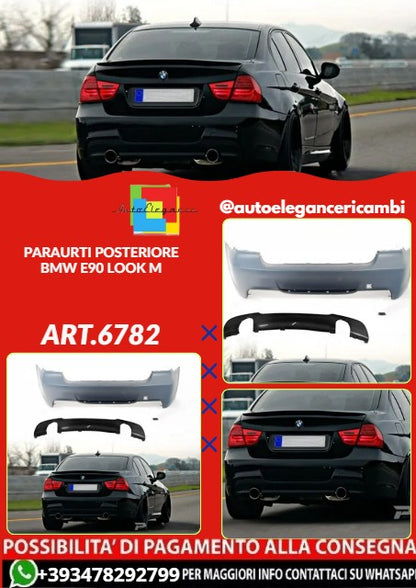 💕ART.6782 PARAURTI POSTERIORE ADATTO PER BMW BMW E90 LOOK M💕