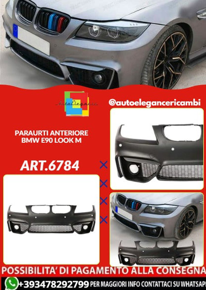 💕ART.6784 PARAURTI ANTERIORE ADATTO PER BMW E90 E91 08-12 LOOK M4💕