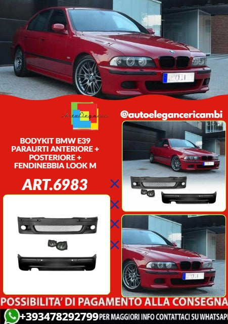 💕ART.6983 BODYKIT ADATTO PER BMW SERIE 5 E39 LOOK M💕