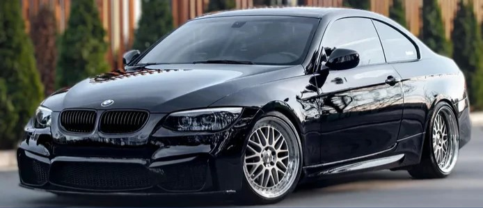💫ART.7383 GRIGLIA SPORT NERO OPACO DOPPIA BARRA per BMW E92 / E93 06-10💫