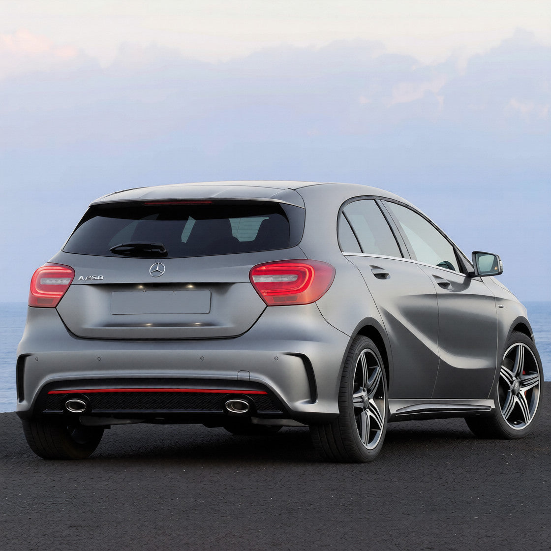 💫ART.7607 Paraurti Posteriore Look AMG 250 per M.Benz Classe A W176 12-15💫
