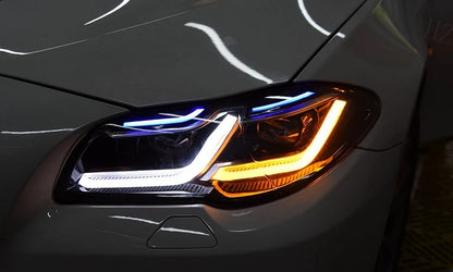 💕ART.7634 FARI FULL LED DRL adatti per BMW Serie 5 F10 / F11 10-13💕