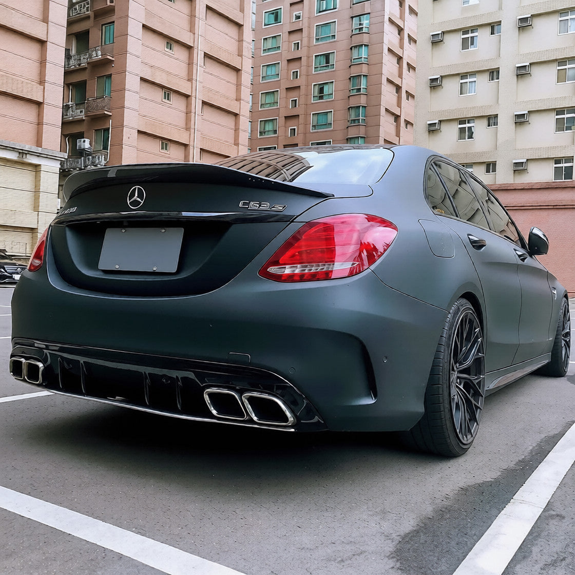 💫ART.7663 Paraurti Posteriore Stile C63S AMG per MERCEDES W205 2018+💫