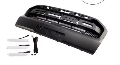 Griglia per paraurti anteriore stile Raptor adatta per Ford Ranger 2019-2023 T8 con LED