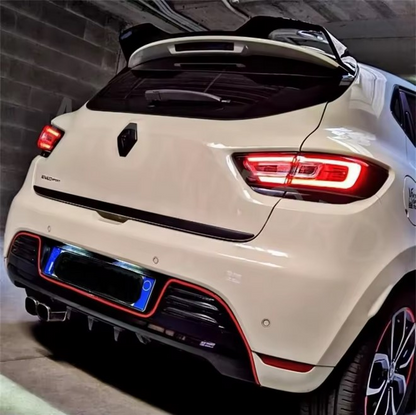 💫ART.8100 Spoiler In Fibra di Carbonio per Renault Clio HB 13-18 MK4 Stile V💫