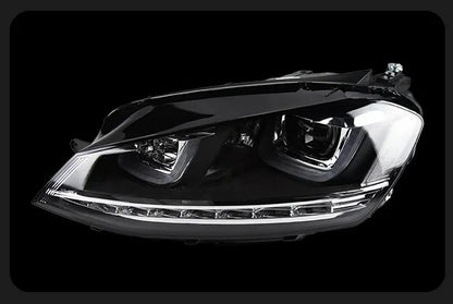💫ART.8746 Fari Anteriori LED DRL per VW Golf 7 2013-2017💫