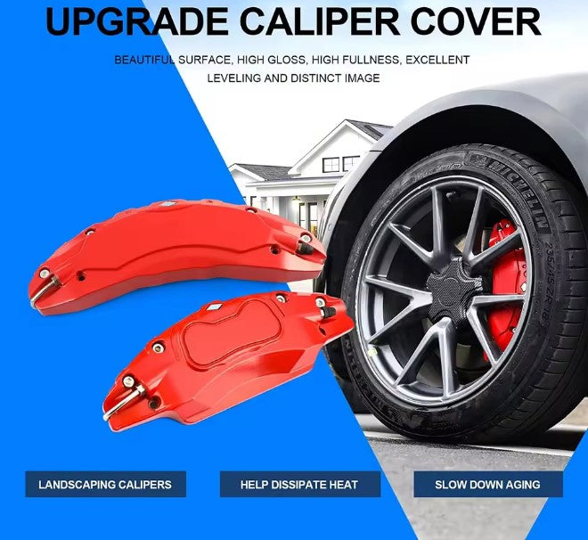 💫Copri Pinze Freno per Tesla Model Y Juniper 2025 2026 RWD Rosso💫