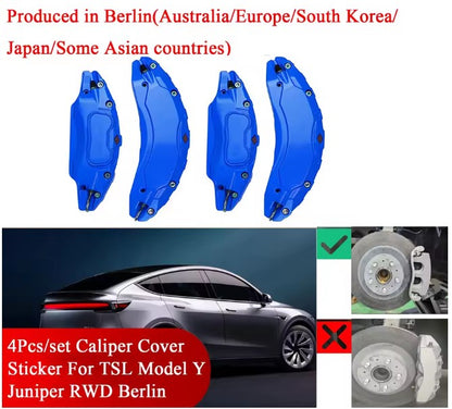 💫Copri Pinze Freno per Tesla Model Y Juniper 2025 2026 RWD Azzurro💫