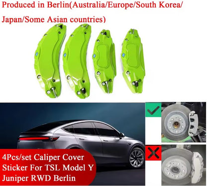 💫Copri Pinze Freno per Tesla Model Y Juniper 2025 2026 RWD Verde💫