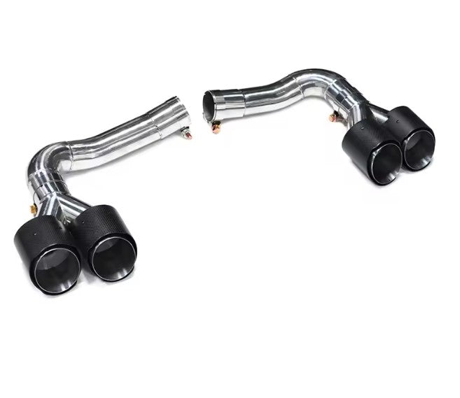 💫Terminali di Scarico Stile SQ8 Quad in Carbonio per Audi Q8 2019-2023💫
