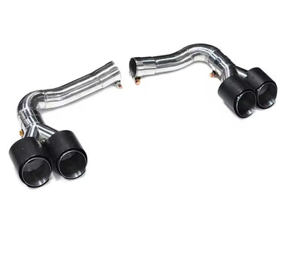 💫Terminali di Scarico Stile SQ8 Quad in Carbonio per Audi Q8 2019-2023💫