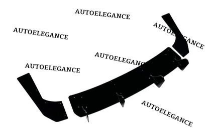 💫Diffusore Posteriore Nero lucido Per Audi S3 8V Sportback 2017-2020💫