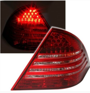 Kit Di Luci Posteriori Led - IN Rosso E Bianco per Mercedes W203