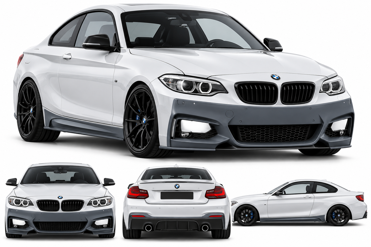 💕ART.10580 BODYKIT ADATTO  PER  BMW Serie 2 F22 F23  (2014-2017) M-Tech💕