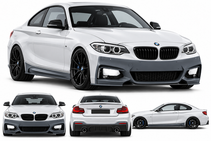 💕ART.10580 BODYKIT ADATTO  PER  BMW Serie 2 F22 F23  (2014-2017) M-Tech💕