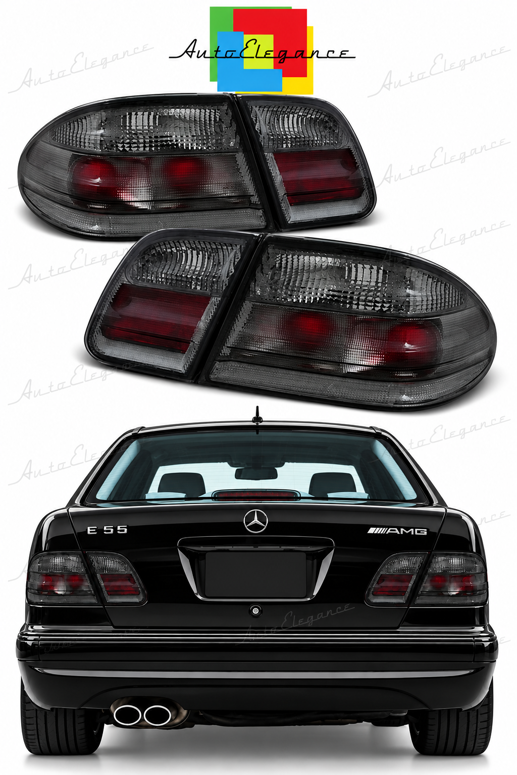 👉Fanali posteriori fumé adatto per Mercedes W210 Classe E 95-03.02👈