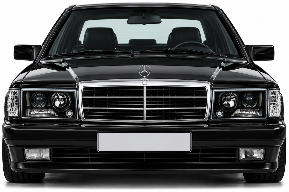 💕ART. 1611 FARI ANTERIORI ADATTO PER MERCEDES 190 W201 1982-1993 NERI💕