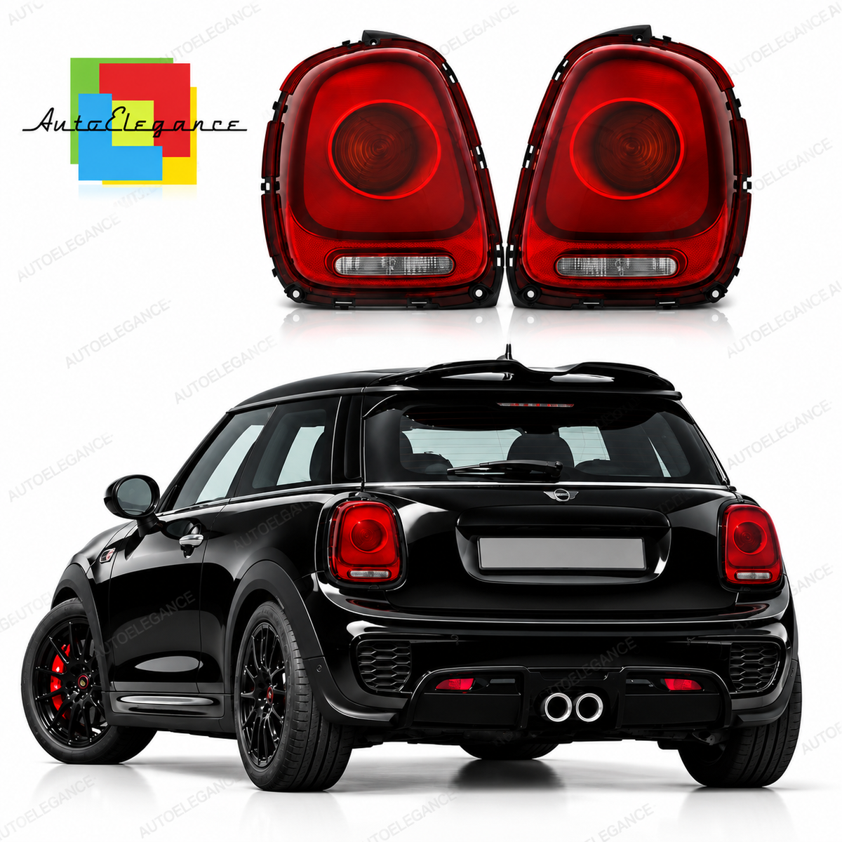 👉Fanali posteriori rossi fumé adatto per MINI COOPER F56 F55 F57 14- 👈