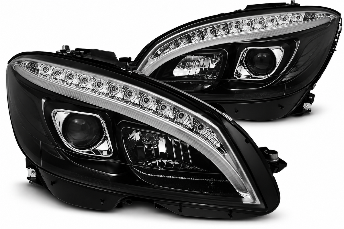 💕ART.10590 FARI  ANTERIORI ADATTO  PER MERCEDES CLASSE C W204 07-10💕