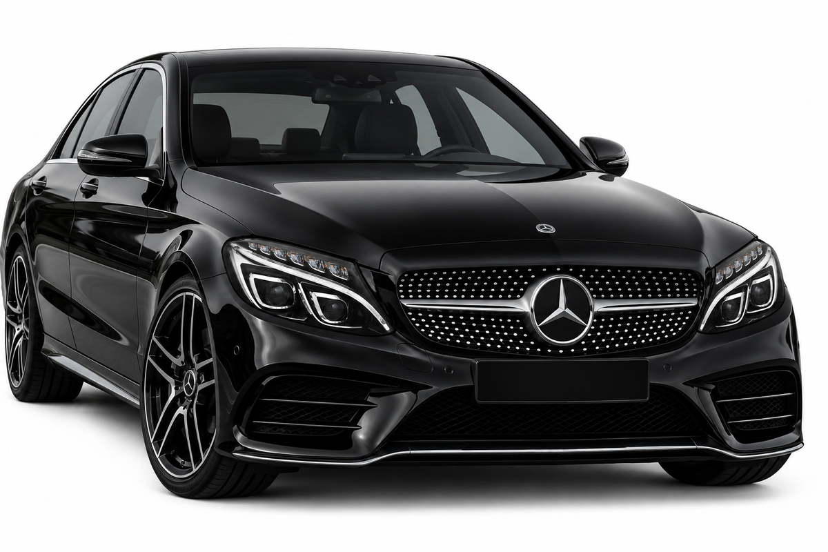 💕ART.7339 FARI ANTERIORI ADATTO  PER  MERCEDES W205 2014-2018 NERI💕