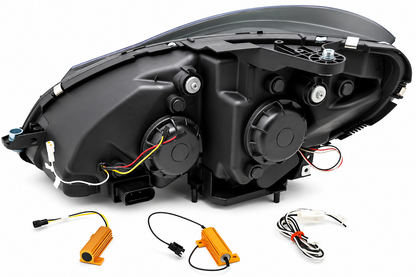💕ART.10592 FARI ANTERIORI ADATTO PER MERCEDES CLASSE C W204 11-14 NERO💕