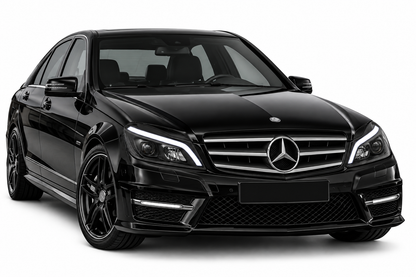 💕ART.10592 FARI ANTERIORI ADATTO PER MERCEDES CLASSE C W204 11-14 NERO💕