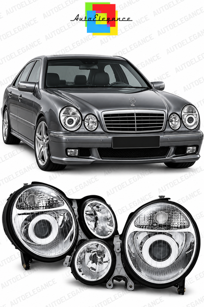 💕ART.10593 FARI  ANTERIORI ADATTO PER MERCEDES W210 E-KLASA 06.99-03.02💕