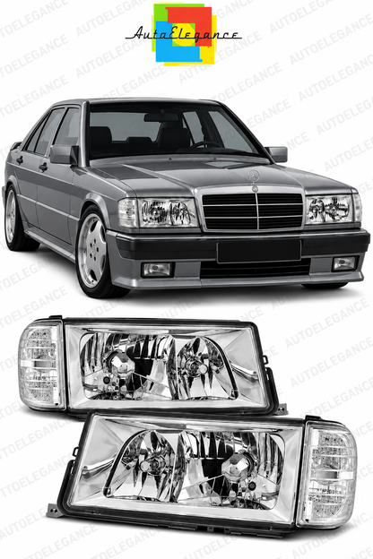 💕ART.10594 FARI ANTERIORI ADATTO  PER MERCEDES W201/190 12.82-05.93💕