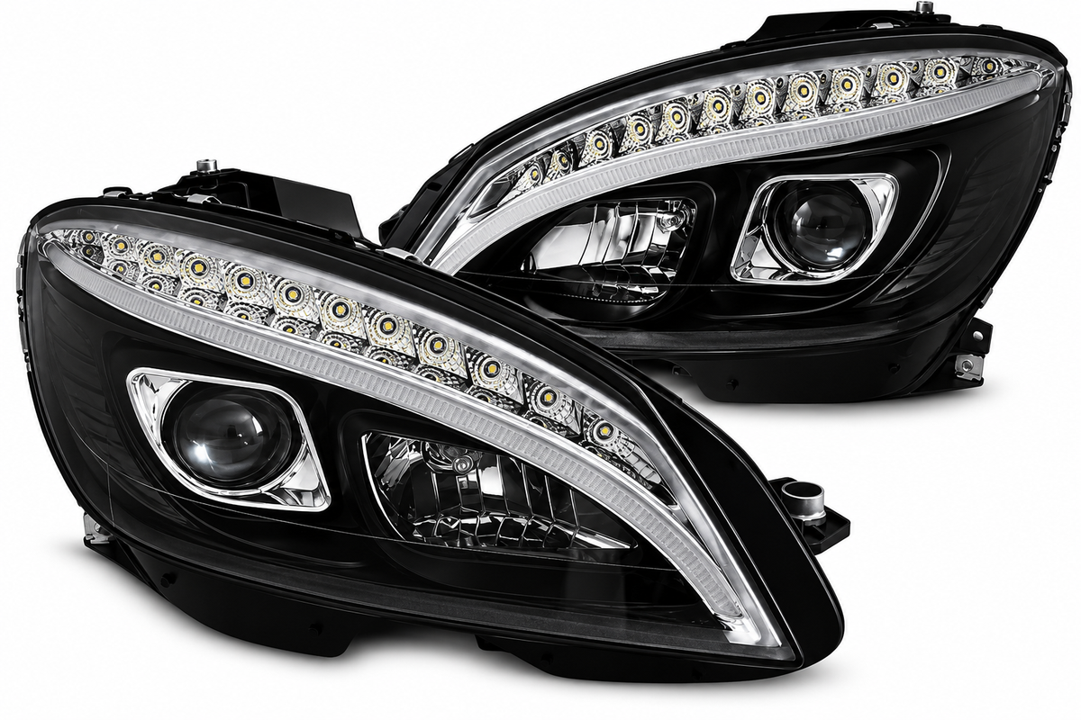 💕ART.5792 FARI ANTERIORI ADATTO  PER  MERCEDES CLASSE C  W204 07-10💕