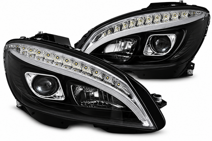 💕ART.5792 FARI ANTERIORI ADATTO  PER  MERCEDES CLASSE C  W204 07-10💕