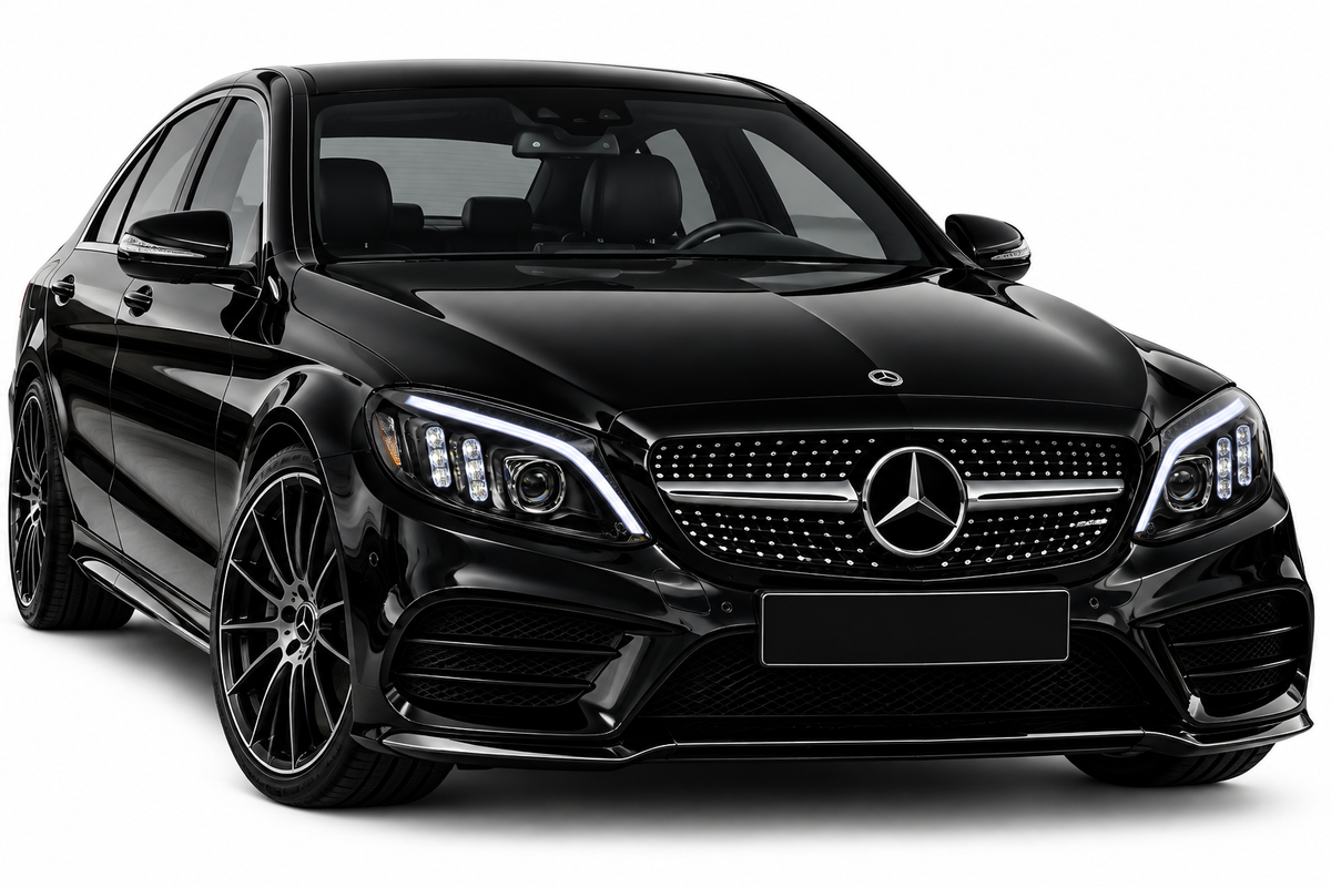 💕ART.10596 FARI  ANTERIORI ADATTO  PER MERCEDES CLASSE C W205 14-18C💕