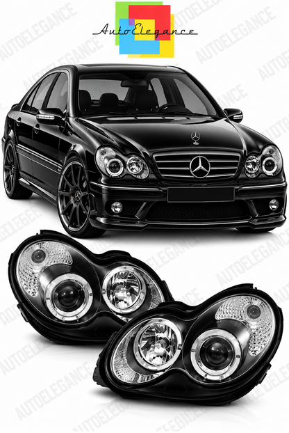 💕ART.10598 FARI ANTERIORI ADATTO PER MERCEDES W203 C-KLASA 07.00-03.04💕