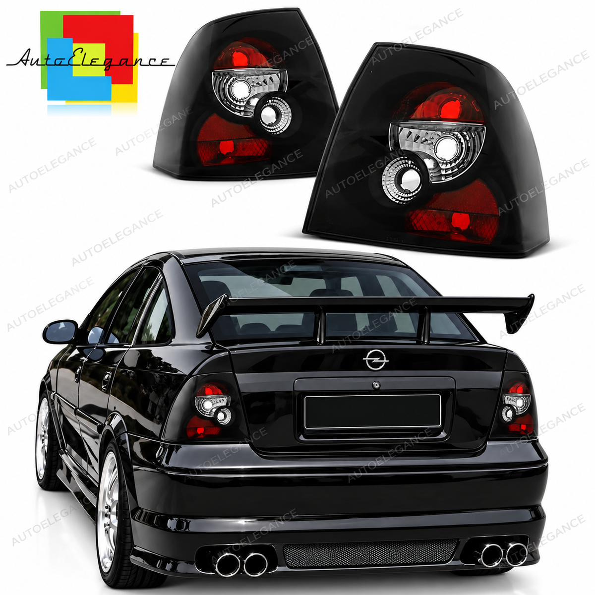 👉Fanali posteriori Neri adatto per OPEL VECTRA B 99-03.02👈
