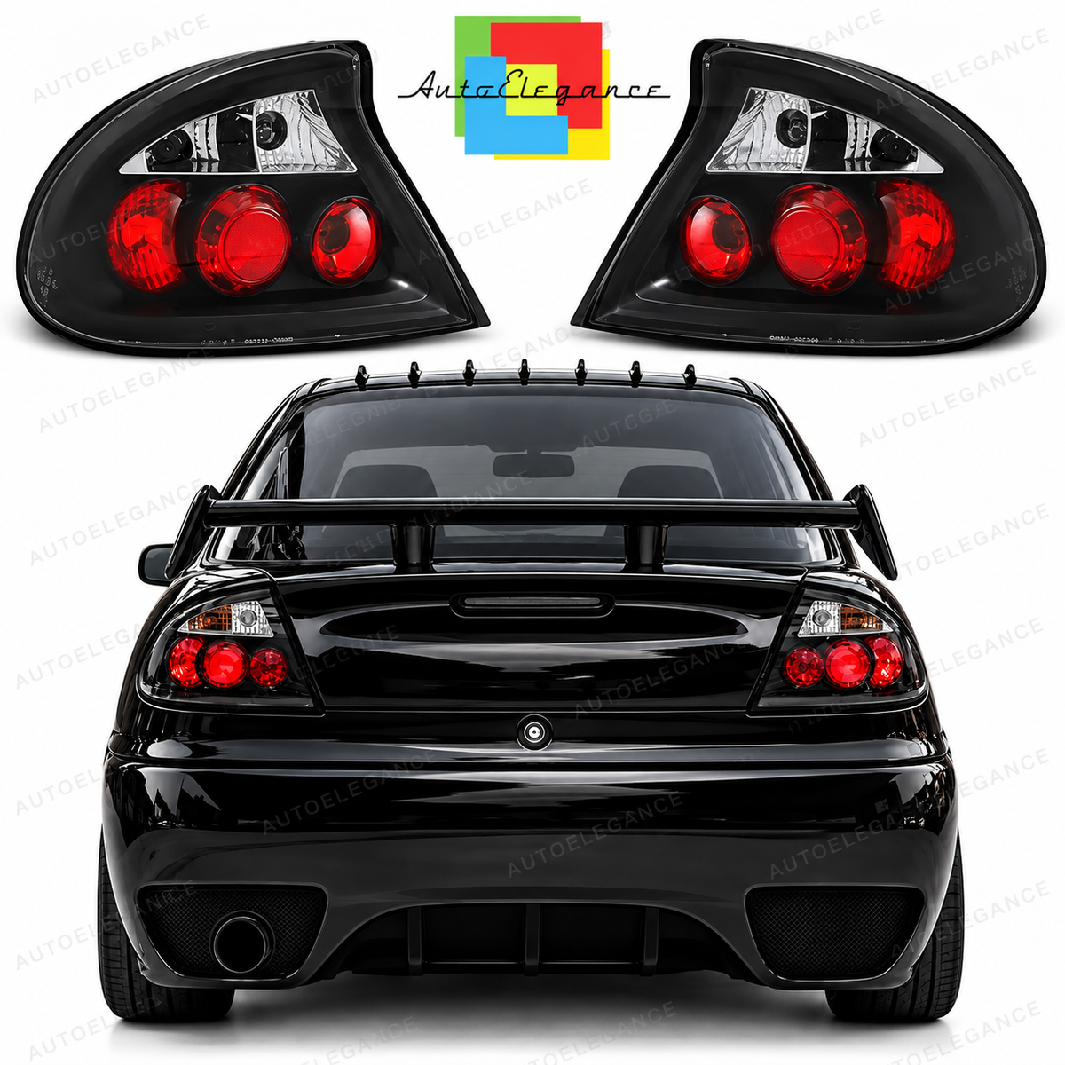 👉Fanali posteriori Neri adatto per OPEL TIGRA 09.94-12.00👈