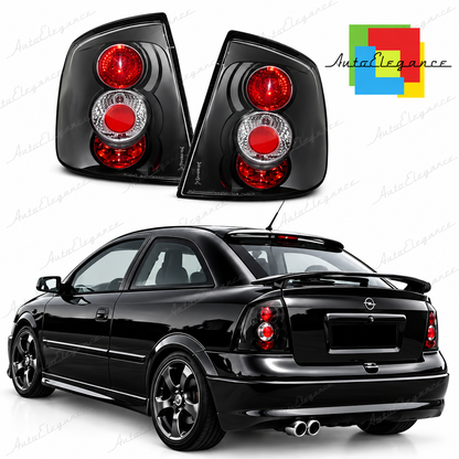 👉Fanali posteriori neri adatto per OPEL ASTRA G 09.97-02.04 3/5P 👈
