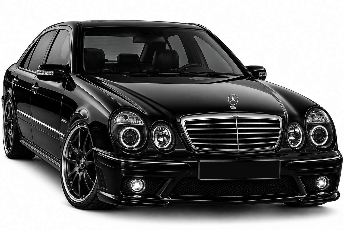 💕ART.6328 FARI  ANTERIORI ADATTO PER  MERCEDES W210 E-KLASA 06.99-02 NERI💕