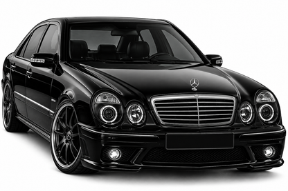 💕ART.6328 FARI  ANTERIORI ADATTO PER  MERCEDES W210 E-KLASA 06.99-02 NERI💕